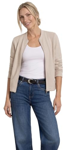 Street One Strick-Look Jacke Clay Sand 46