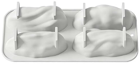 Stampo in silicone a 4 cavità 3D a forma di pistacchio - Stampo per torte in grado alimentare, senza BPA, flessibile, antiaderente, per torte di mousse, cioccolato, gelatina e dessert francesi