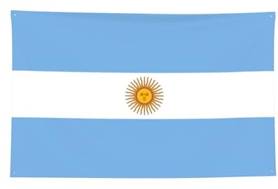 Bandiera Argentina Stampa Striscioni Orizzontali Con 4 Fori Arazzo Decorativo Decorazione Della Stanza Leggero Classroom Banner