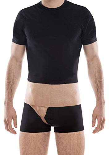 Hernie Back Fracture Belt Support for Reduced Breakage Hernia Cracks Right Small Beige