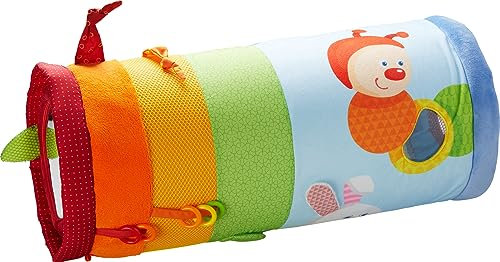 HABA 303359 Krabbelrolle Raupe Mina, Spiel