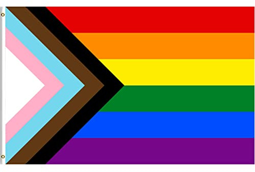 Drapeau arcenciel LGBTQ Rainbow Flag, Pride Flagge, 150 x 90 cm, différentes drapeaux arc-en-ciel pour l'intérieur et l'extérieur, résistant aux intempéries, drapeau Gay Pride avec œillets en laiton