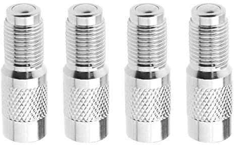 The Lord of the Tools 4 Stück Reifenventilverlängerung Ersatz kompatibel mit Xiaomi M365/1S/PRO/PRO2 Elektro-Scooter-Ventilverlängerung Adapter Silber
