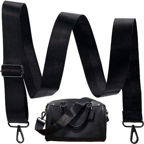 Wide Purse Strap Replacement Universal Adjustable Belt Shoulder Strap with Metal Hooks for Crossbody Shoulder Bag