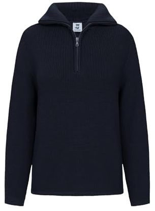 HANSEHELD Damen Troyer Wolle - Marine-Blau 42