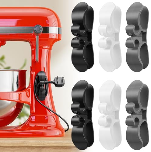 6 organizer per cavi per elettrodomestici, organizer per cavi per elettrodomestici da cucina, avvolgicavo per elettrodomestici, avvolgicavo per friggitrice ad aria, frullatore, caffettiera, pentola a