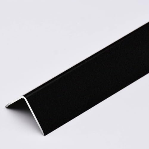 Eckschutz Aus Schwarzer Aluminiumlegierung, Wandverkleidung, 90°-Kantenzierleisten, Eckschutz Aus Metall for Den Schutz und Die Dekoration Der Fußleiste Von Wandschränken ( Color : W-1.5CM/0.59in , Si