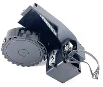 Kompatibel für Xiaomi VIOMI. S9 Reinigungsroboter-Reparatur-Ersatzteile, geeignet, kompatibel mit VIOMI. S9 Laufrad, linkes und rechtes Rad(Black L)