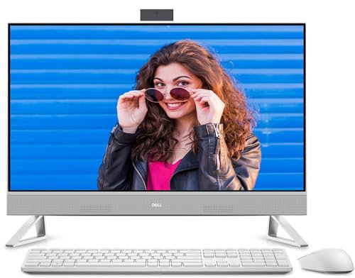 Dell Inspiron 24 5430 Desktop All-in-One 23.8 FHD, Processore Intel Core i5-1334U, Grafica Intel, RAM 8 GB, SSD 512 GB, Windows 11 Home, Tastiera Francese AZERTY, Bianco