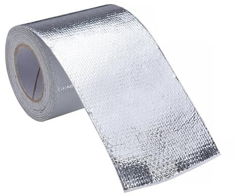 Hitzeschutzband,Auspuff Hitzeschutzband 5M Auto Auto Motorrad Auspuffrohr Hitzeschild Wrap Tape Folie Wärmedämmband Wrap Shield Kleber