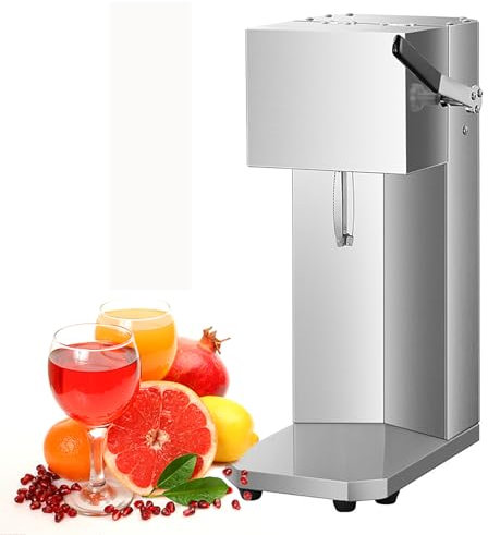 KEhtu Exprimidor Eléctrico, Exprimidor De Cítricos Comercial De Acero Inoxidable, Sin Necesidad De Pelar, Jugo Fácil De Exprimir En 3 Segundos, Adecuado para Naranjas, Limones, Sandías Y Pomelos