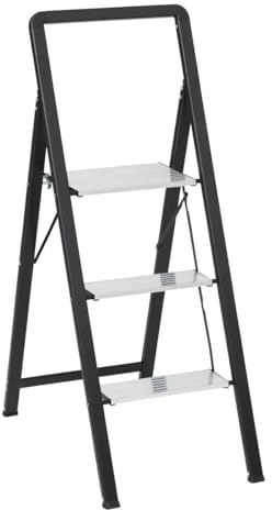 5five - aluminiumsteg grå 3 steg h105 cm