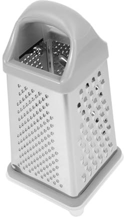 OKUMEYR Grattugia in Acciaio Resistenti Lati Per Frutta e Verdura Utensile Da Cucina Per Formaggio e Verdure Grattugia Manuale