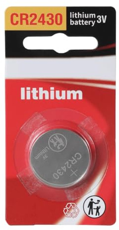 HINAYOSAN Piles bouton CR2430 au lithium 3 V CR2430 pour télécommandes de jouets, instruments électroniques