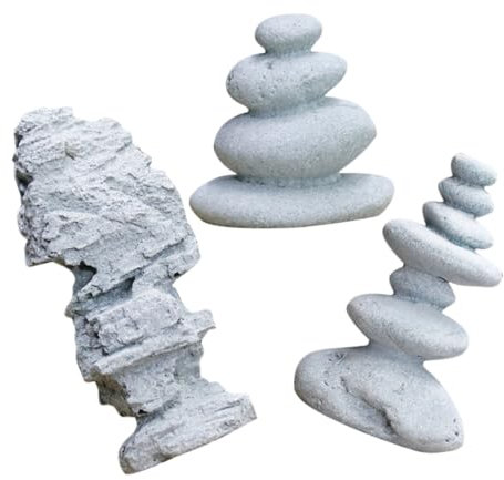 Cabilock Di Roccia in Miniatura Decorazioni per Acquari Mini Scena da Giardino Bonsai Roccia Finta per L'arredamento della Casa