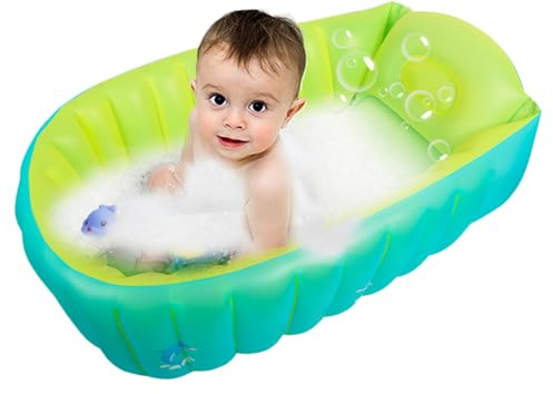 Bébé Gonflable - Pour Tout-petits Portable Pour Les Voyages Et L'utilisation À Domicile | Baignoires Pour Nouveau-nés | Baignade De Bain Bassin De Douche Pour Les Filles