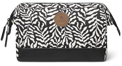 CABAIA Grande Trousse de Toilette 5L Femme - Vanity Voyage - Déperlant | Ouverture grand angle · 2 poches intérieures · Format voyage · Design français · Certifié Vegan