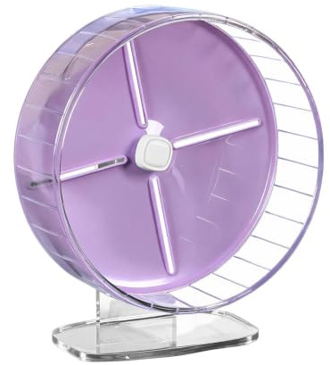Hamsterhjul tyst spinner löparhjul justerbart stativ | Löpande hamsterleksak 25 cm tyst löparhjul för hamster små djur gerbils möss chinchilla iller ekorre socker