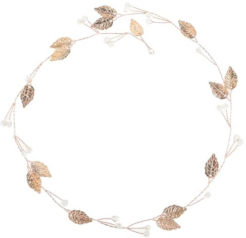 Bridal Stirnband Rose Gold verlä Haarband Headpiece Headwear Haarschmuck für Hochzeit (FD609)