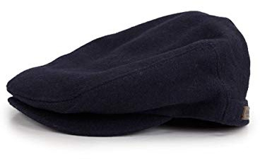 Barbour Redshaw Flat Cap Large Navy