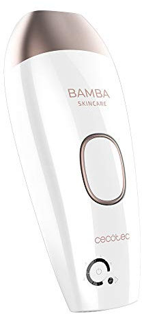 Cecotec Depiladora IPL Bamba SkinCare IPL Quartz. Luz pulsada 120.000 disparos, Lámpara de Cuarzo, Sensor para detección de piel, Diseño compacto