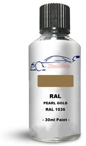 Xtremeauto Touch Up Paint Interior/Exterior RAL 1036 Pearl gold Dull Matt Finish Interior Scratch Repair: Wall, Cabinets, Trim, Molding, Furniture, Windows, Fascia