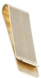 AUklOPVZZ Breite Anwendung Messing Geldklammer Praktische und praktische Bargeld Geldklammer aus Messing Metall Metallkartenhalter Geldklammern