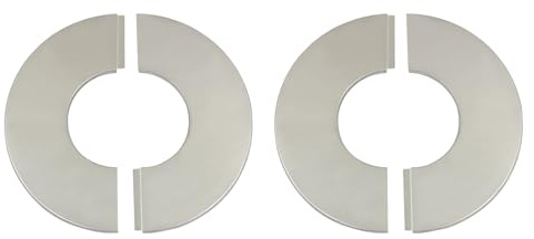2 sets rosone coprimuro canna fumaria rosetta tubo stufa legna copri foro muro stufa pellet copriforo copertura caldaia fumaria