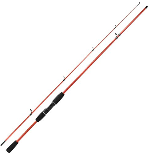 Angel Domäne Fire Spin Spezial Spinnrute 2,10m - Leicht, Japanstyle, Hochwertige Ringe