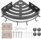 Estanteria Baño de Esquina, Estanteria Ducha sin Taladro, Estante Ducha sin Taladro, Estante de Ducha de Esquina, Cesta Ducha Organizador Ducha con Ganchos para Champú y Gel de Baño Cocina Organizer