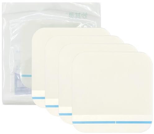 iLamvie Pack Of 5 Sterile Hydrocolloid Adhesive Wound Dressing,10cm X 10cm,Cerotti Per Ustioni Bruciature,Cerotto Medicazione,Cerotti Medicazione.