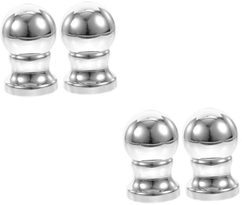 Milisten 4pcs Flagpole Finial Decorative Ornaments for Flagpole Replacement Easy Installation Topper for Garden and Outdoor Use
