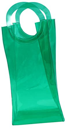 SHOWERORO Red Wine Packaging Bag PVC Ring Portable Chilling Cooler Wine Carrier Ice Bag for Outdoor Use