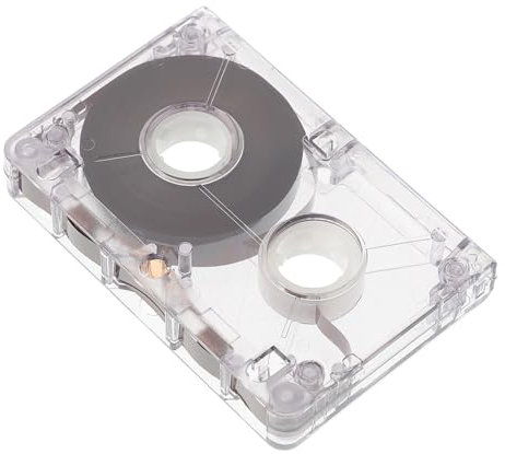 VICASKY Cinta vacía para válvulas de clip, colgador de clip, decoración de pared, cinta digital, pinzas de salida de aire, casetes, juegos de tubos curvos, hebilla de doble clip, música, plástico