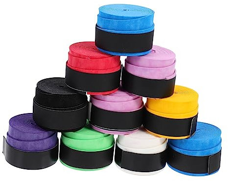 BESTonZON 12stücke Tennis-griffband Aus Pu-Material Elastisch Und rutschfest Handgriffband Für Outdoor-Sport Sportzubehör Für Tennisschläger Gegen Verrutschen