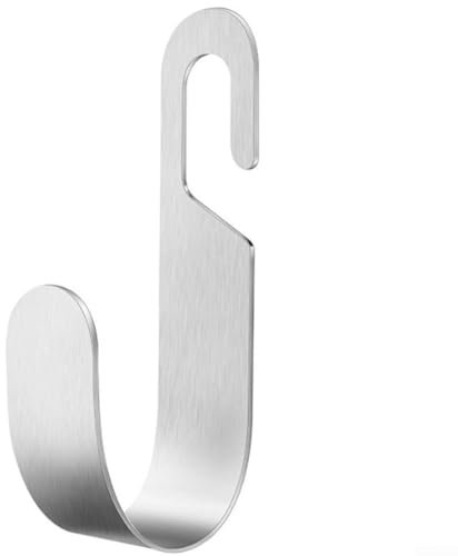 Ableholy Gartenschlauchhalterung, Edelstahl-Wandhalterung, U-förmige Haken, 10 kg, starkes Gewicht, Kabel-Organizer für Bewässerung, Schlauchaufbewahrung