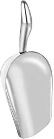 UKCOCO Cuchara Grande De Acero Inoxidable Para Hielo y Azúcar Pala Multifuncional Con Mango Ergonómico Antideslizante Para Cocina Bar y Fiestas