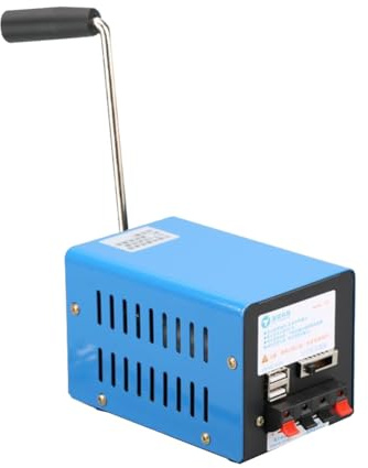 Handvevgenerator - nödförsörjning | metallisk manuell för 3 V till 15 V