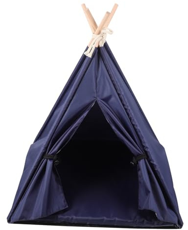 CVUTOVO Tente pour Chien Imperméable en Tissu Oxford, Maison Lavable de Taille Moyenne, Cabane Intérieure pour Petits Chiens et Chats, Niche Confortable pour Animaux de Compagnie