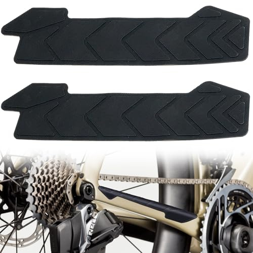 YAOYYG 2 Pièces Protection De Chaîne De Vélo, Protection De Chaîne De Cadre, Anti-Rayures Et Anti-Dommages, Accessoires De Cyclisme Pour VTT, Vélo De Route Et Vélo De Ville