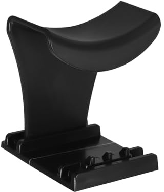 SHINEOFI Wall-mounted Headphone Stand Adhesive Headset Holder Under Desk Rack for Gaming and Over-ear Headphones Space-saving Protection and Easy Access Organizer