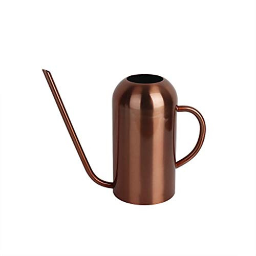 Bouilloire D'arrosage pour Plantes Nez Long en Acier Inoxydable arrosoir Grande capacité d'arrosage Plantes d'intérieur et d'extérieur Fleurs pour Outils de Jardin(Copper)