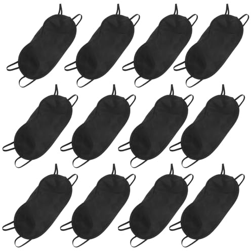CLISPEED 24stücke Schlafmaske Für Herren Und Damen Lichtundurchlässige Augenmaske Aus Weichem Polyester Für Reisen Büro Und Nickerchen Bietet Augenschutz Und Ungestörten Schlaf