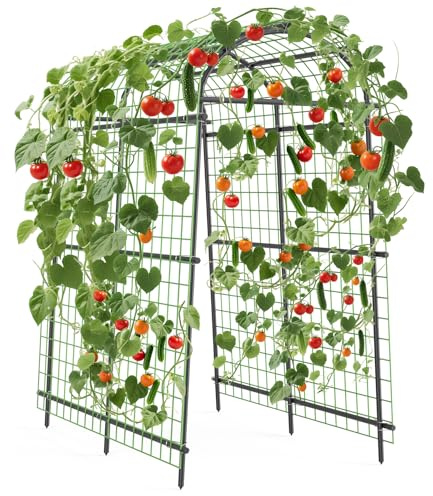 Virimolo Treillis Jardin métal PE 230cm, Arche Potager extérieur