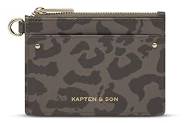 Kapten & Son Card Holder Leo Dark Brown Kreditkartenetui mit Münzfach