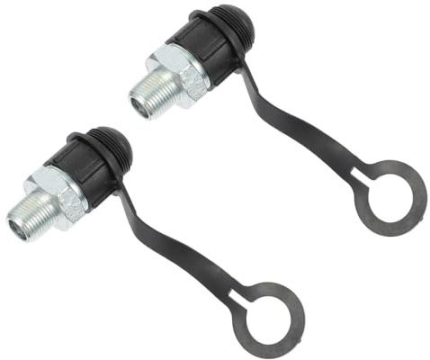 ifundom Steel Hydraulic Fitting Raccordo Rapido Maschio Femmina 2 Pezzi Acciaio Zg3/8 per Tubo Olio in Ambito Agricolo
