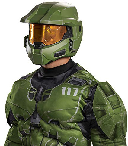 DISGUISE Casque Halo Master Chief de qualité supérieure, masques d'Halloween pour adultes, taille unique