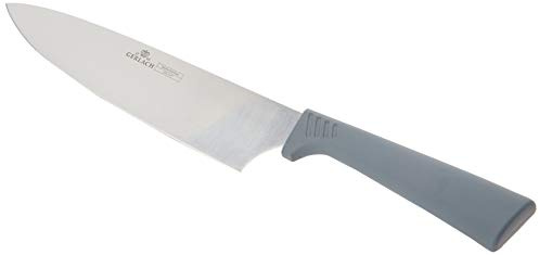 Gerlach G02-0994M-NSZL-01BL-S5S3-03 - Cuchillo de cocina de 8 pulgadas Smart Grey-G02-0994M-NSZL-01BL-S5S3-03, acero inoxidable