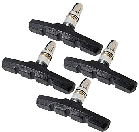 2 Paar (4 Stück) - Fahrrad Bremsbacken - Bremsklötze - Fahrrad Bremsschuhe - Point V-Brake Bremsschuhe - Fahrrad Bremsbeläge - Bremsschuhe Felgenbremse - symmetrisch 70mm