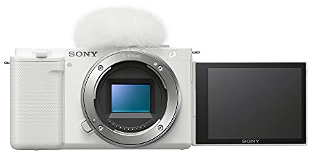 Sony Alpha ZV-E10 - APS-C Interchangeable Lens Mirrorless Vlog Camera - White